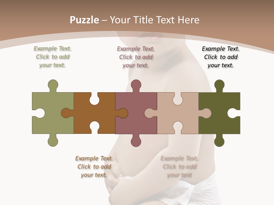 Haut Blick Baby PowerPoint Template