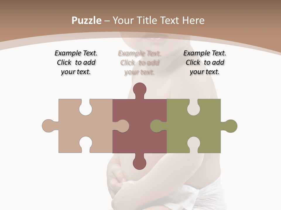 Haut Blick Baby PowerPoint Template