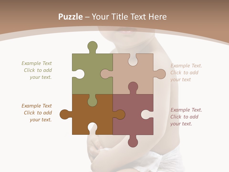 Haut Blick Baby PowerPoint Template