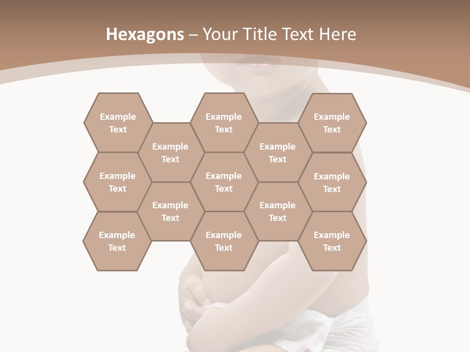 Haut Blick Baby PowerPoint Template