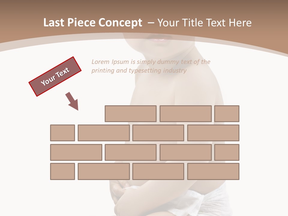 Haut Blick Baby PowerPoint Template