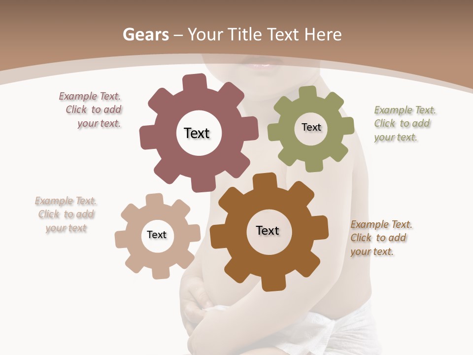 Haut Blick Baby PowerPoint Template