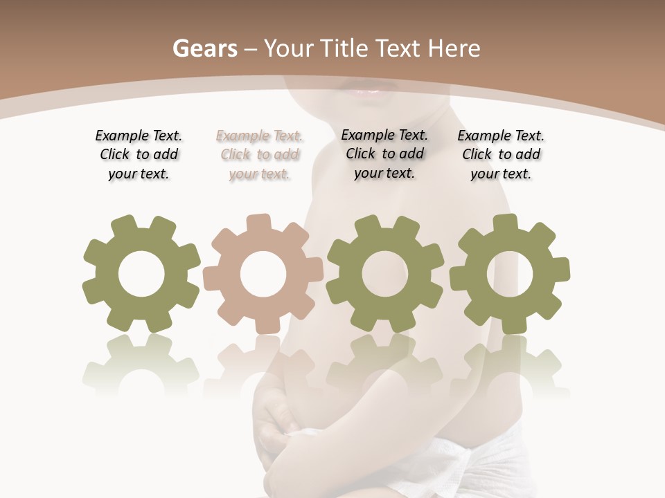 Haut Blick Baby PowerPoint Template