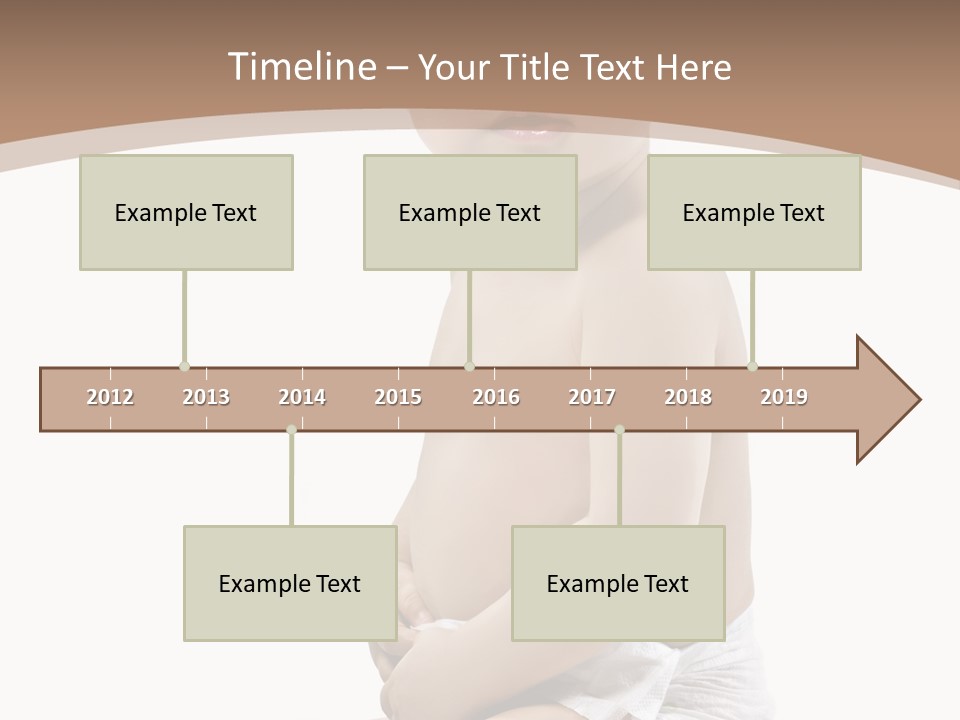 Haut Blick Baby PowerPoint Template