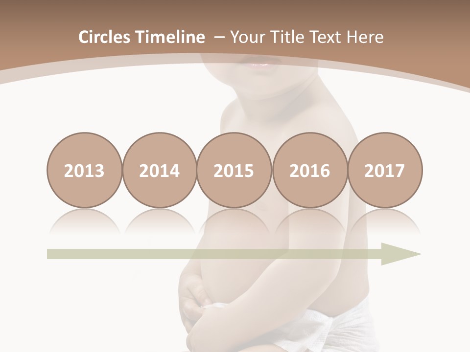 Haut Blick Baby PowerPoint Template