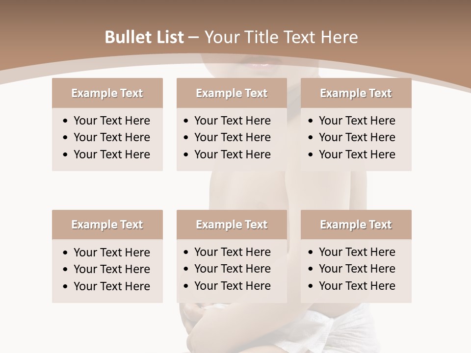 Haut Blick Baby PowerPoint Template