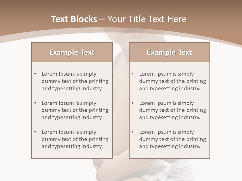 Haut Blick Baby PowerPoint Template