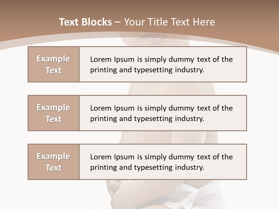 Haut Blick Baby PowerPoint Template