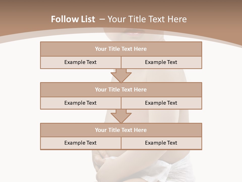 Haut Blick Baby PowerPoint Template