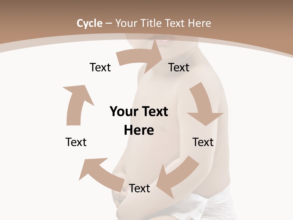 Haut Blick Baby PowerPoint Template