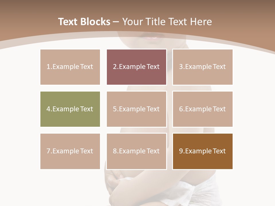 Haut Blick Baby PowerPoint Template