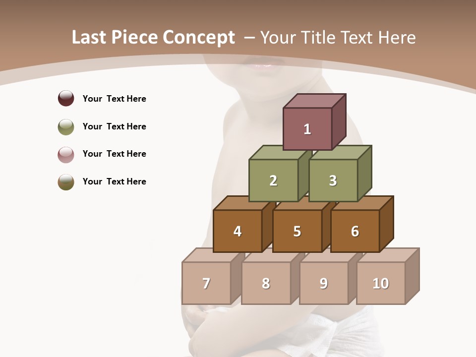 Haut Blick Baby PowerPoint Template