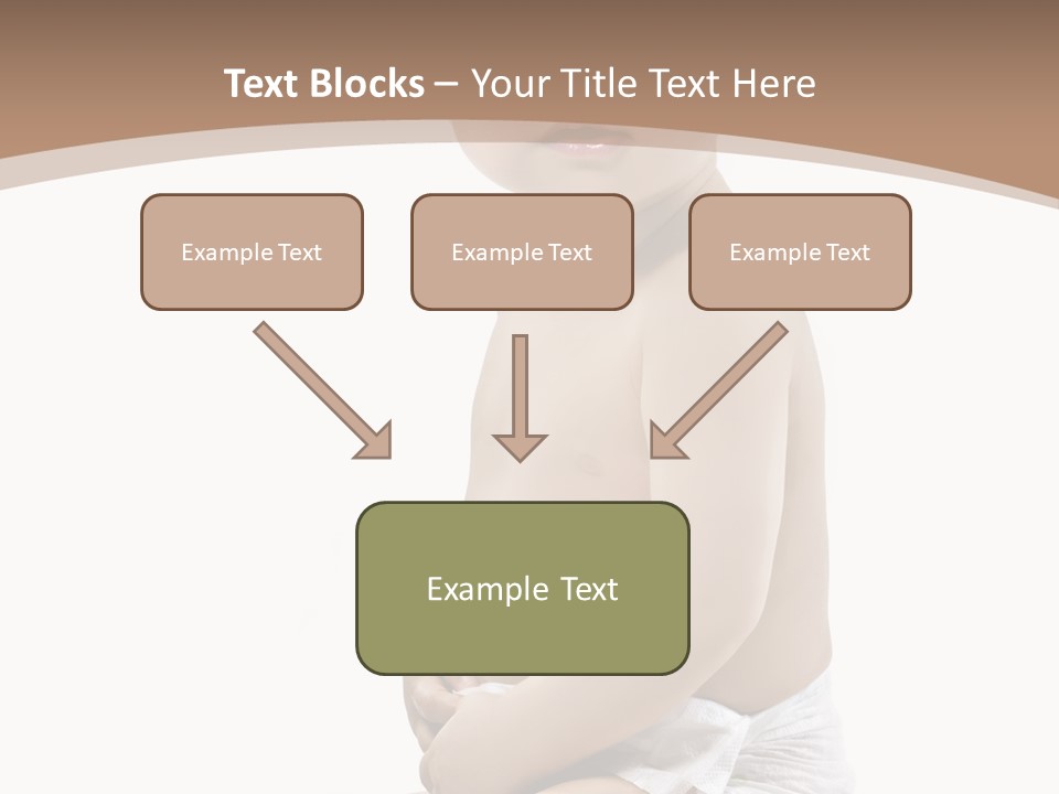 Haut Blick Baby PowerPoint Template