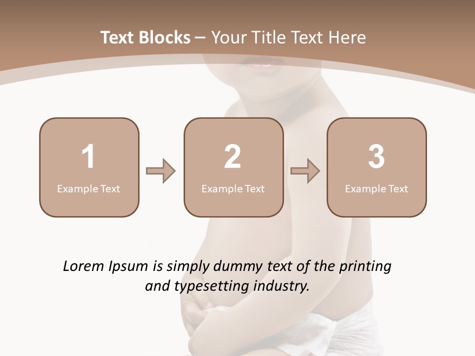 Haut Blick Baby PowerPoint Template