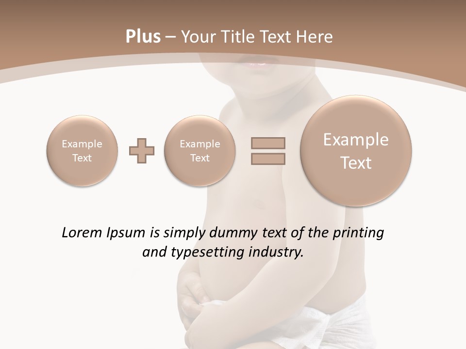 Haut Blick Baby PowerPoint Template