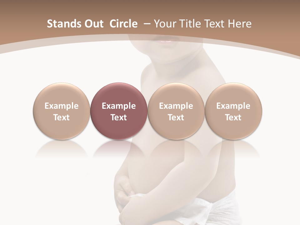Haut Blick Baby PowerPoint Template