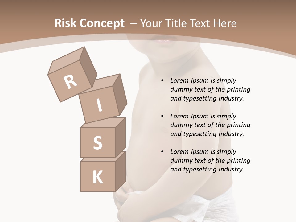 Haut Blick Baby PowerPoint Template