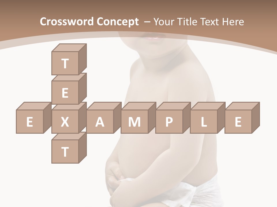 Haut Blick Baby PowerPoint Template