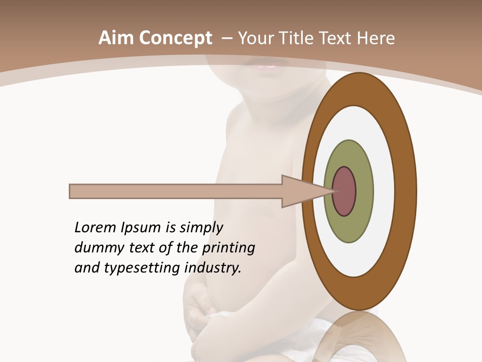 Haut Blick Baby PowerPoint Template