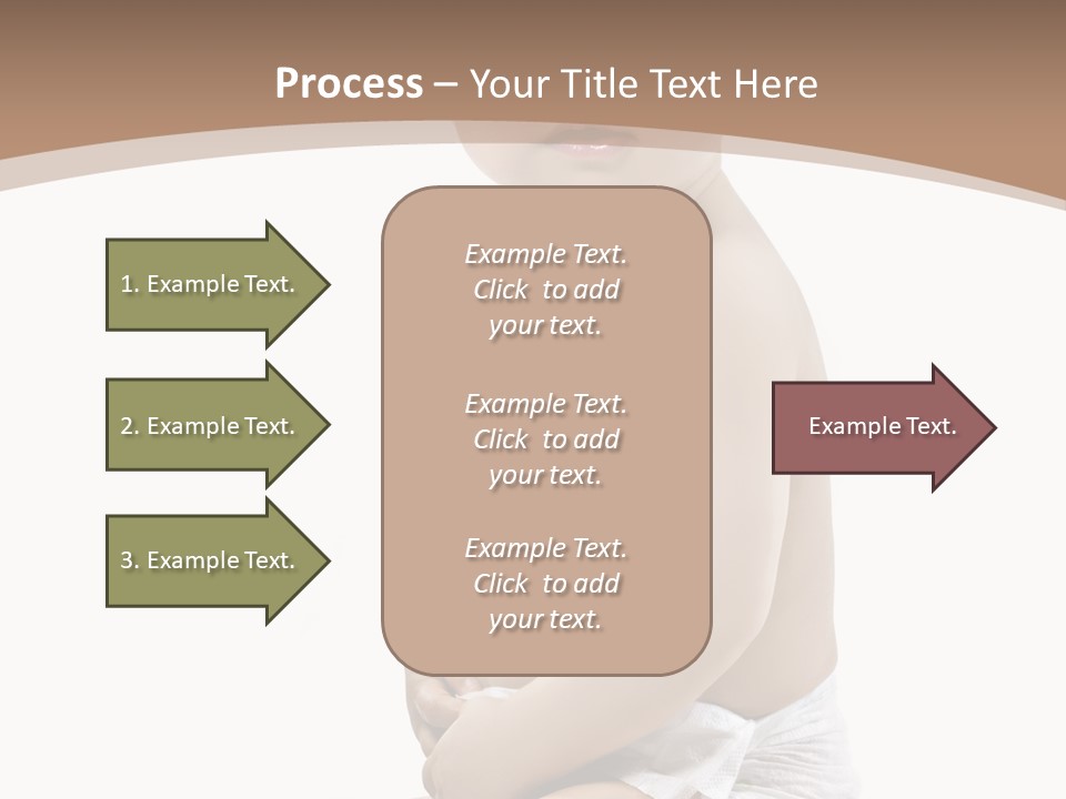 Haut Blick Baby PowerPoint Template