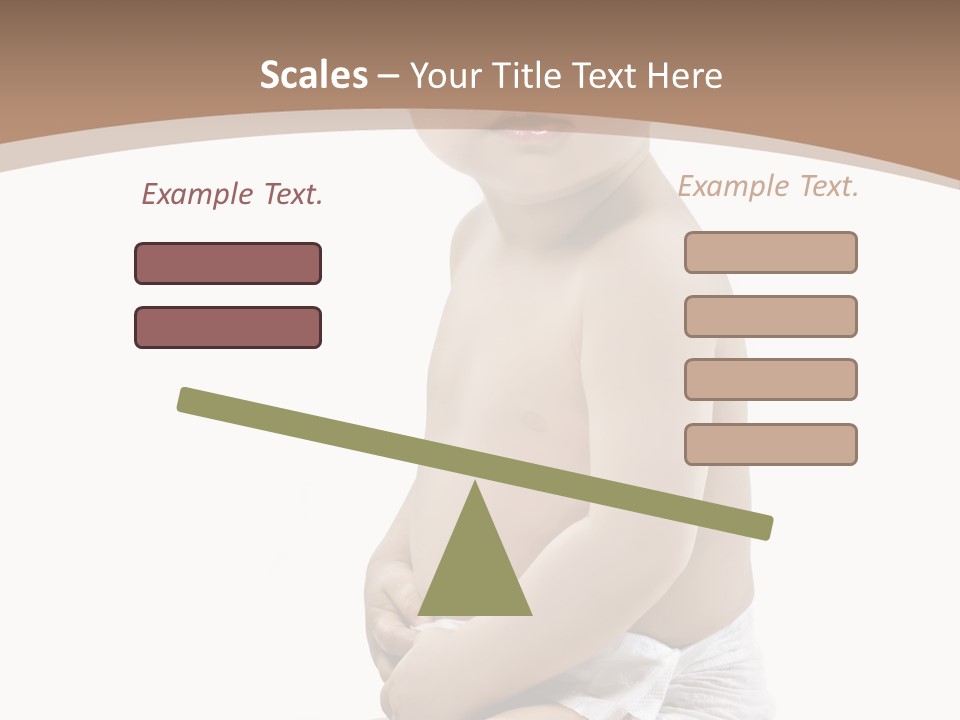 Haut Blick Baby PowerPoint Template