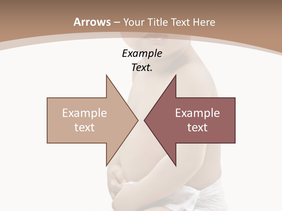 Haut Blick Baby PowerPoint Template