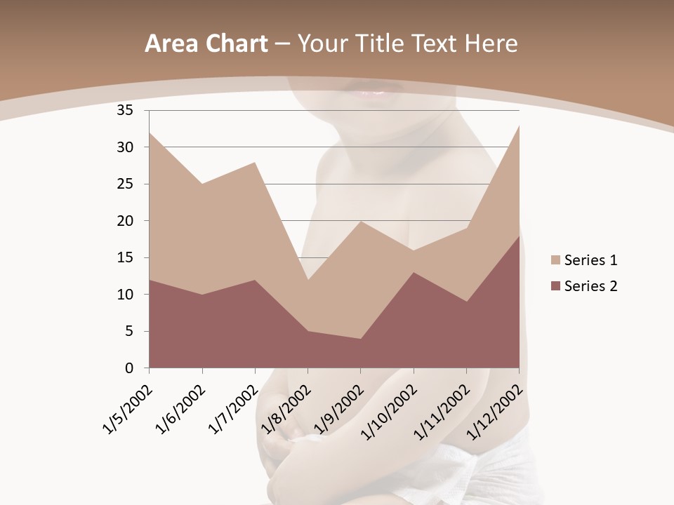 Haut Blick Baby PowerPoint Template