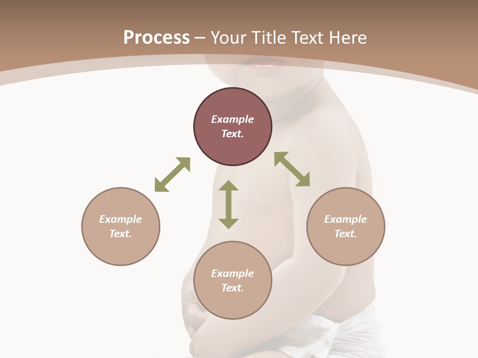 Haut Blick Baby PowerPoint Template