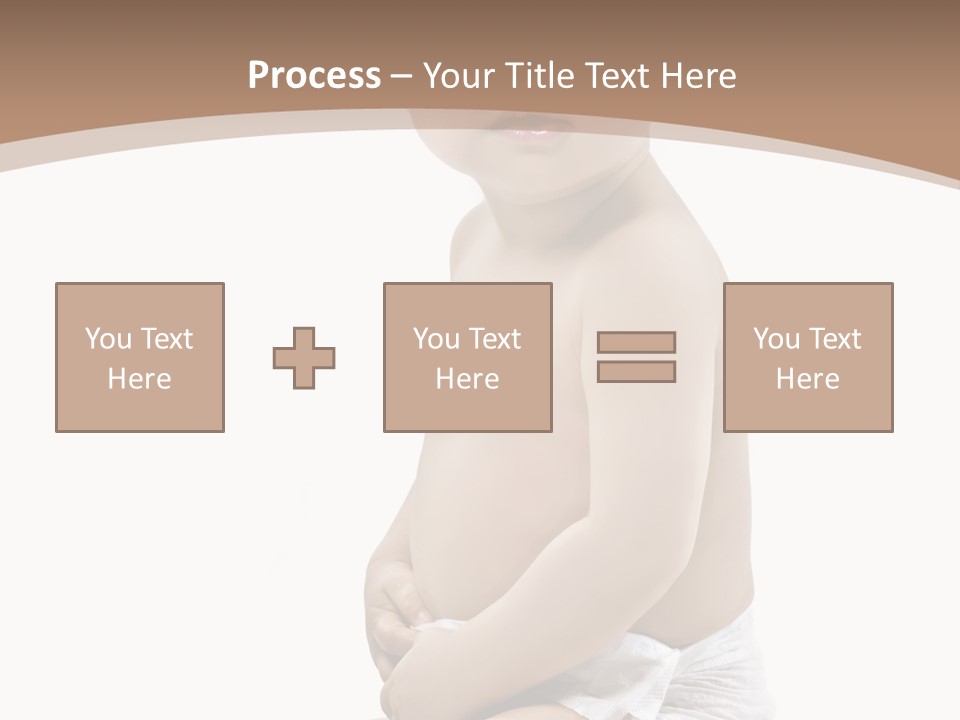 Haut Blick Baby PowerPoint Template