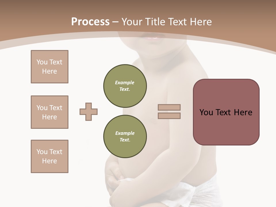 Haut Blick Baby PowerPoint Template