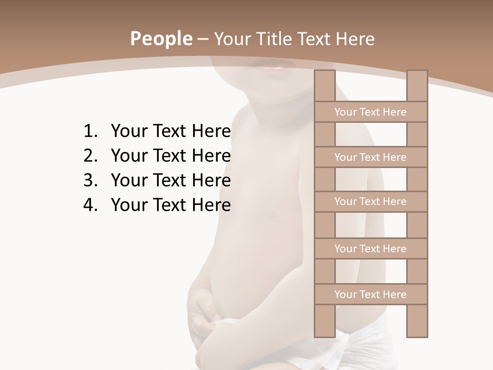 Haut Blick Baby PowerPoint Template