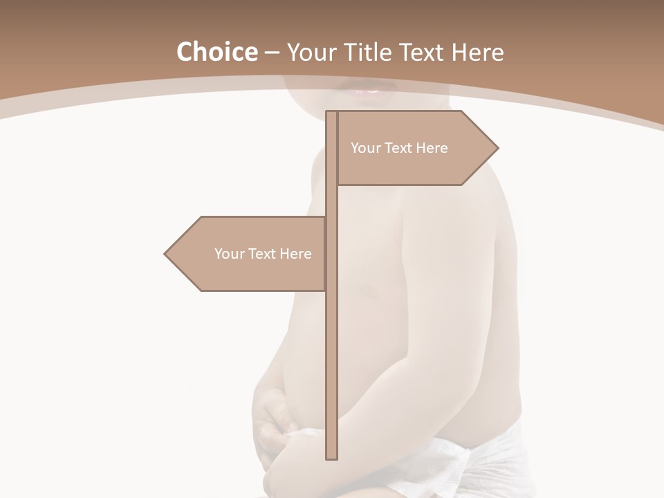 Haut Blick Baby PowerPoint Template