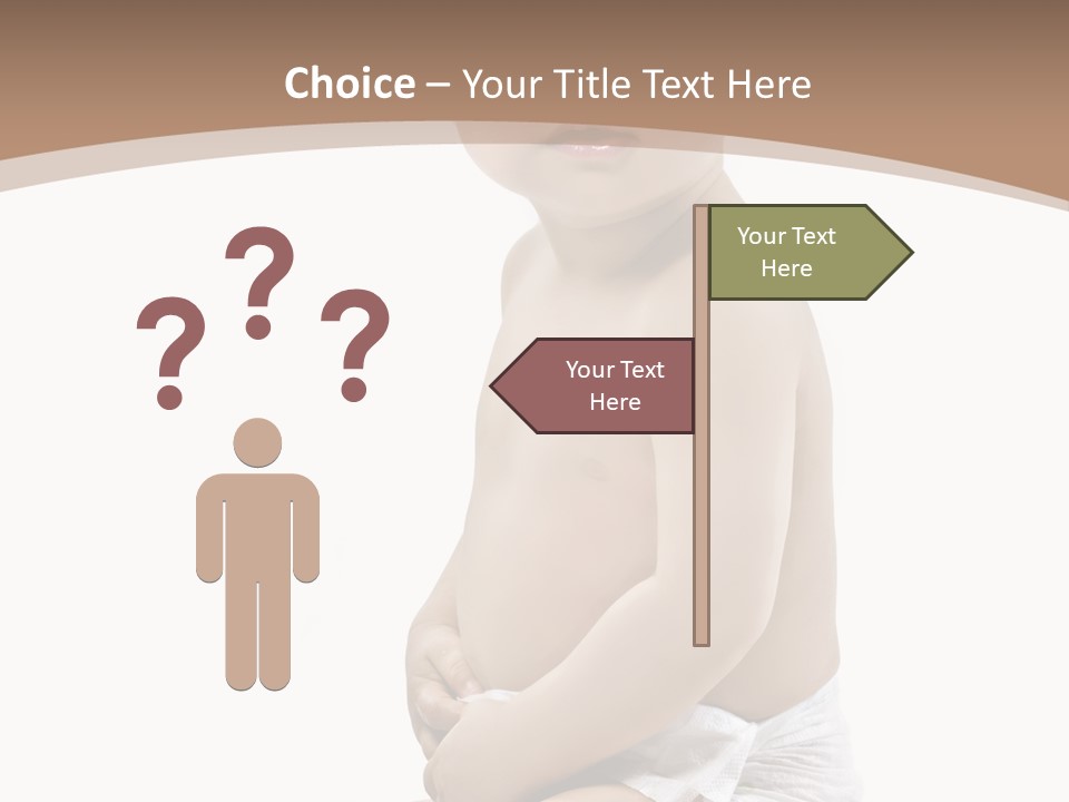 Haut Blick Baby PowerPoint Template