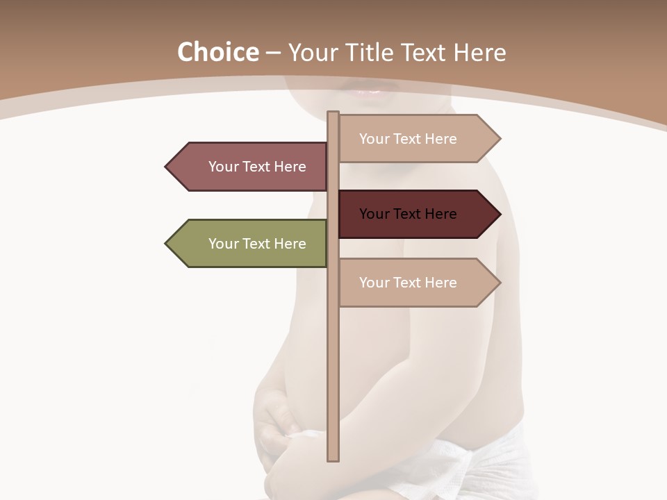 Haut Blick Baby PowerPoint Template