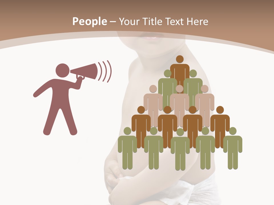 Haut Blick Baby PowerPoint Template