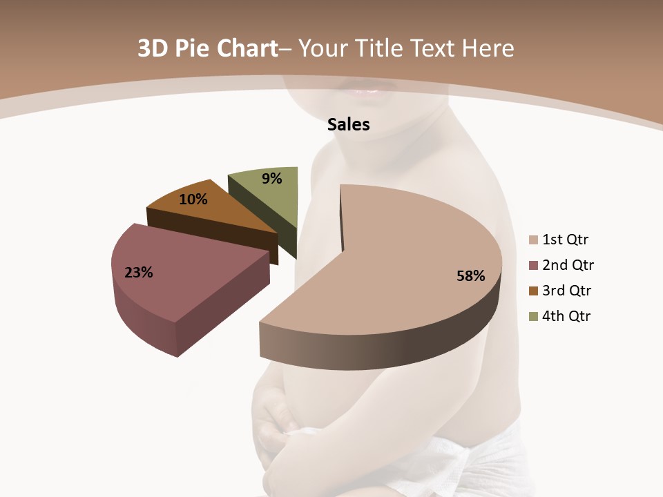 Haut Blick Baby PowerPoint Template