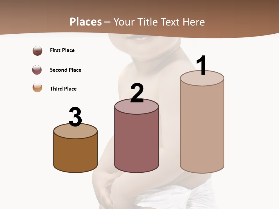 Augen Junge Blond PowerPoint Template