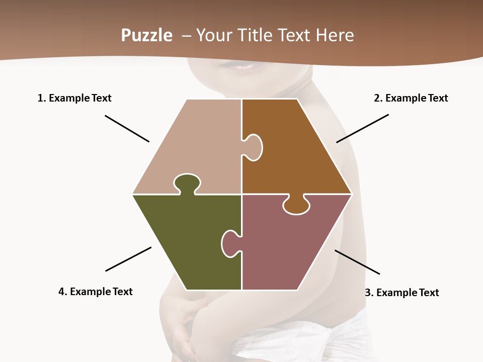 Augen Junge Blond PowerPoint Template