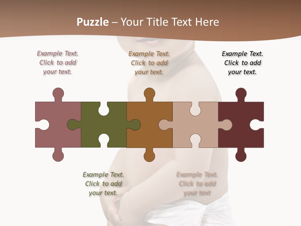 Augen Junge Blond PowerPoint Template