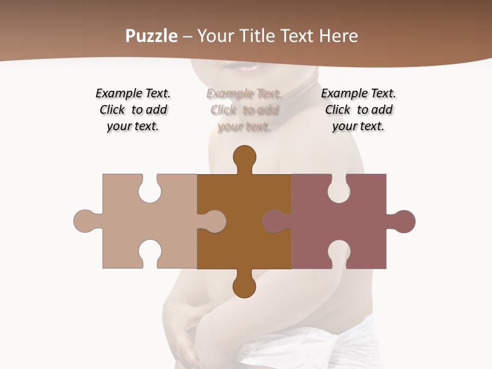 Augen Junge Blond PowerPoint Template