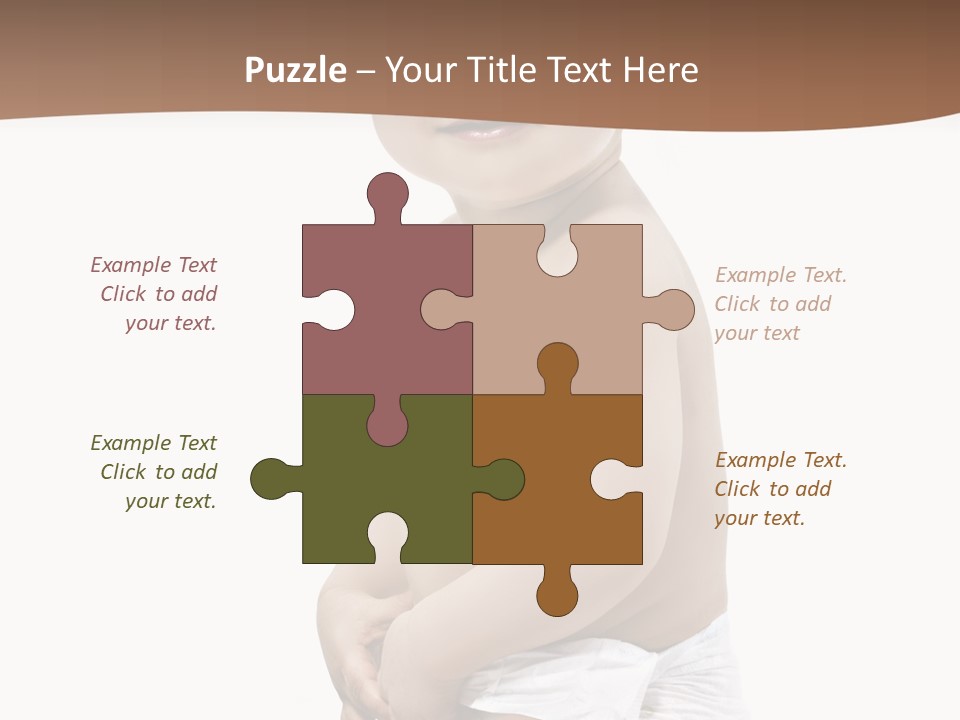 Augen Junge Blond PowerPoint Template