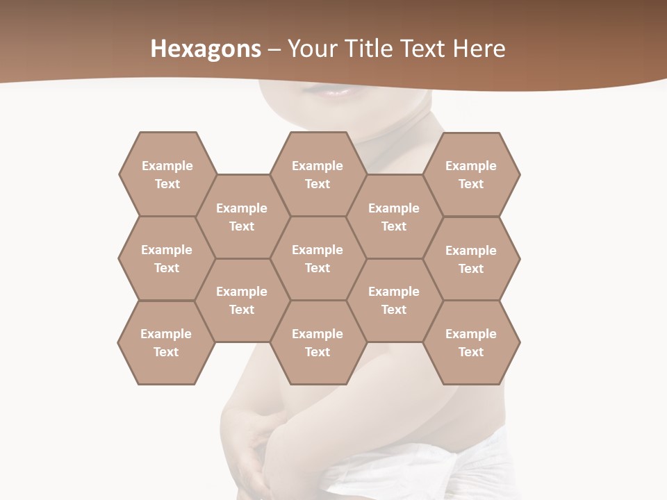 Augen Junge Blond PowerPoint Template