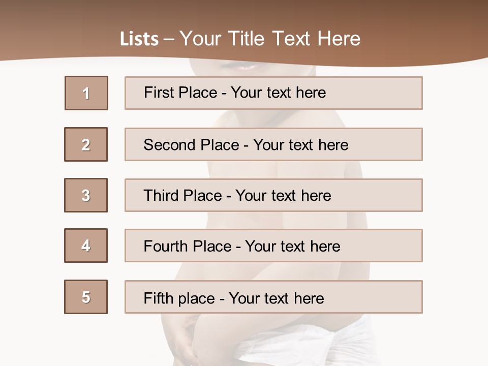 Augen Junge Blond PowerPoint Template