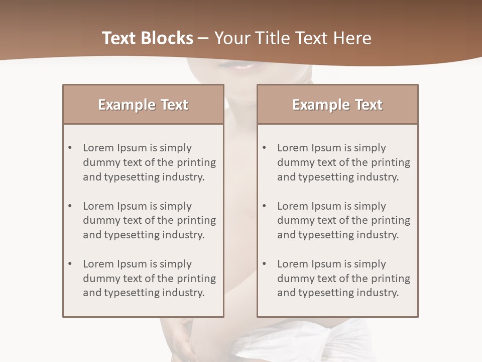 Augen Junge Blond PowerPoint Template