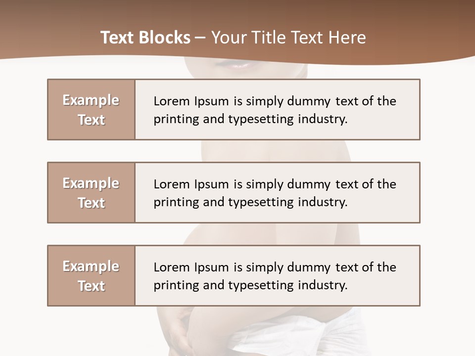 Augen Junge Blond PowerPoint Template