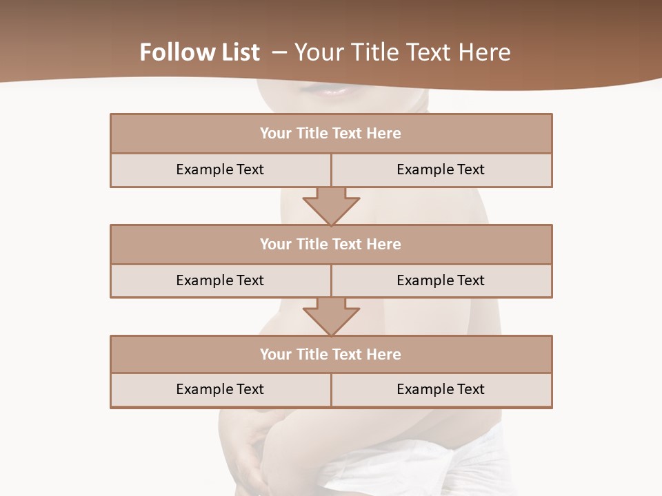 Augen Junge Blond PowerPoint Template