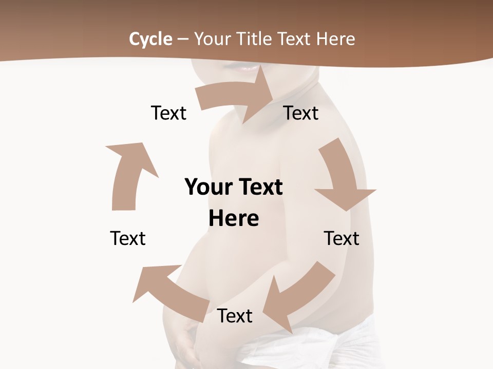 Augen Junge Blond PowerPoint Template