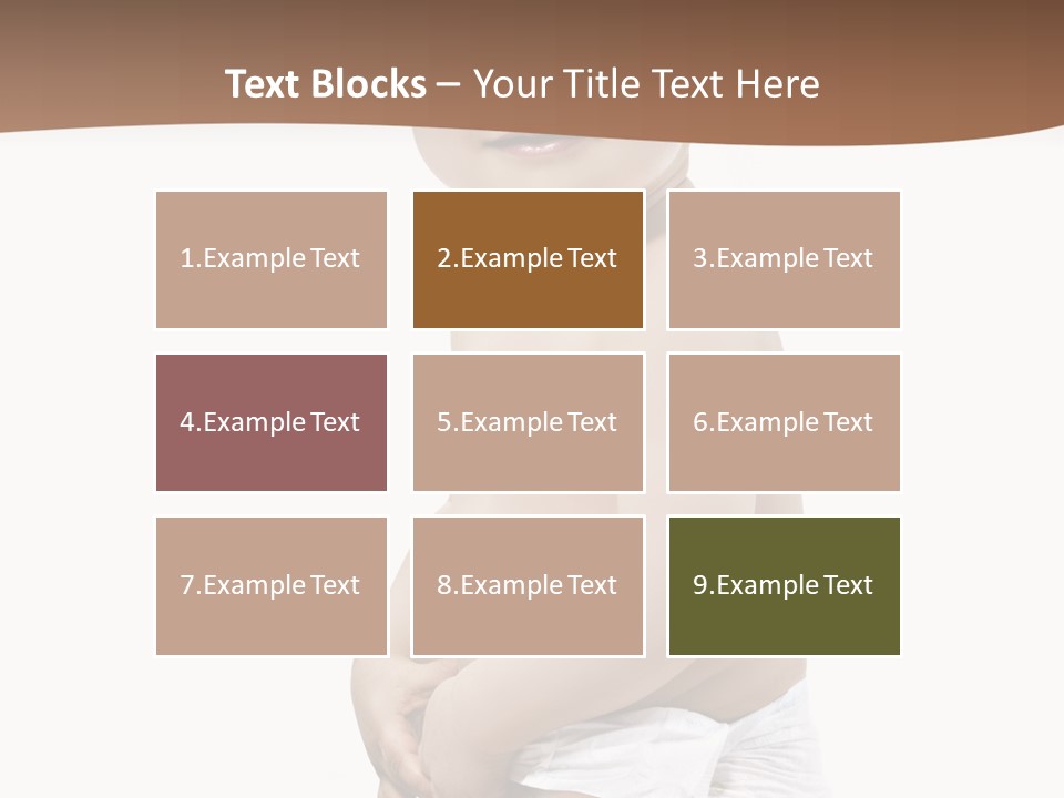 Augen Junge Blond PowerPoint Template