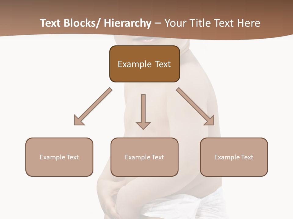 Augen Junge Blond PowerPoint Template