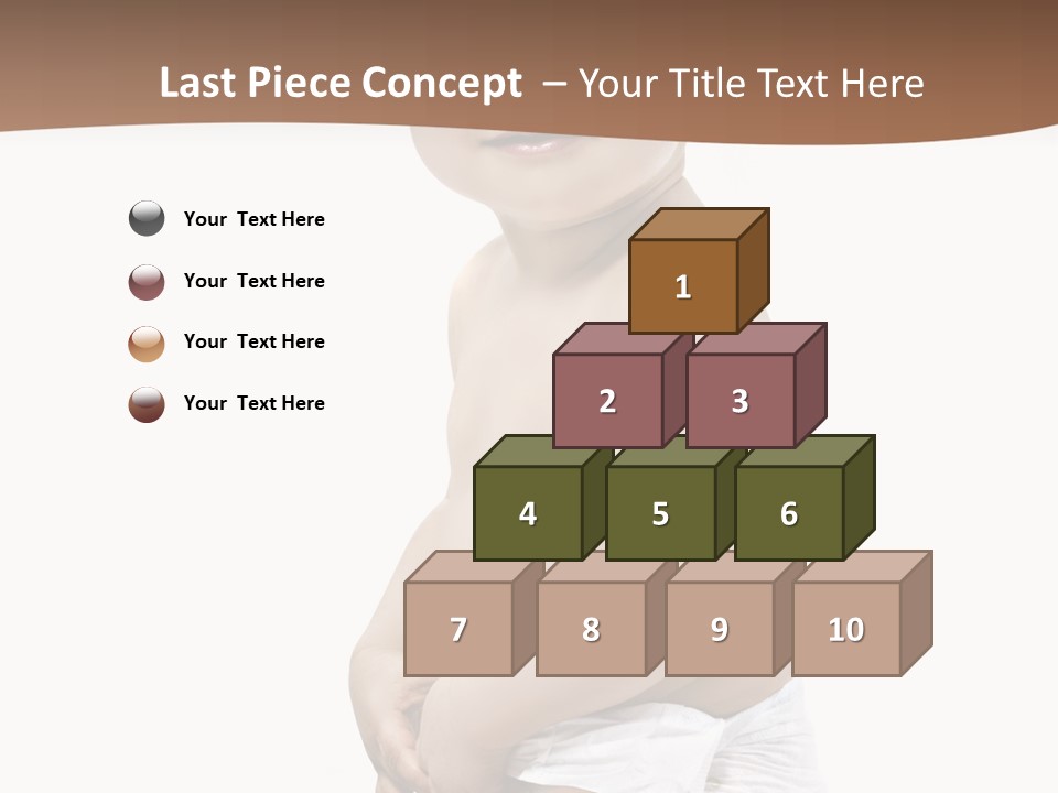 Augen Junge Blond PowerPoint Template